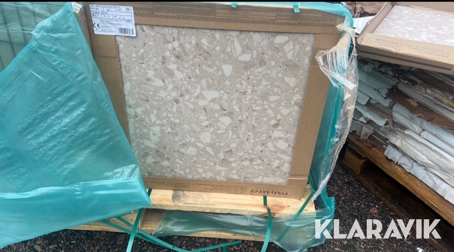 Granitkeramik terazzo beige 60x60