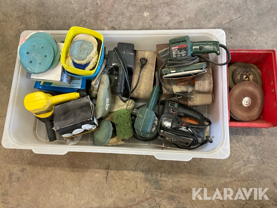 Slipmaskiner och sticksåg