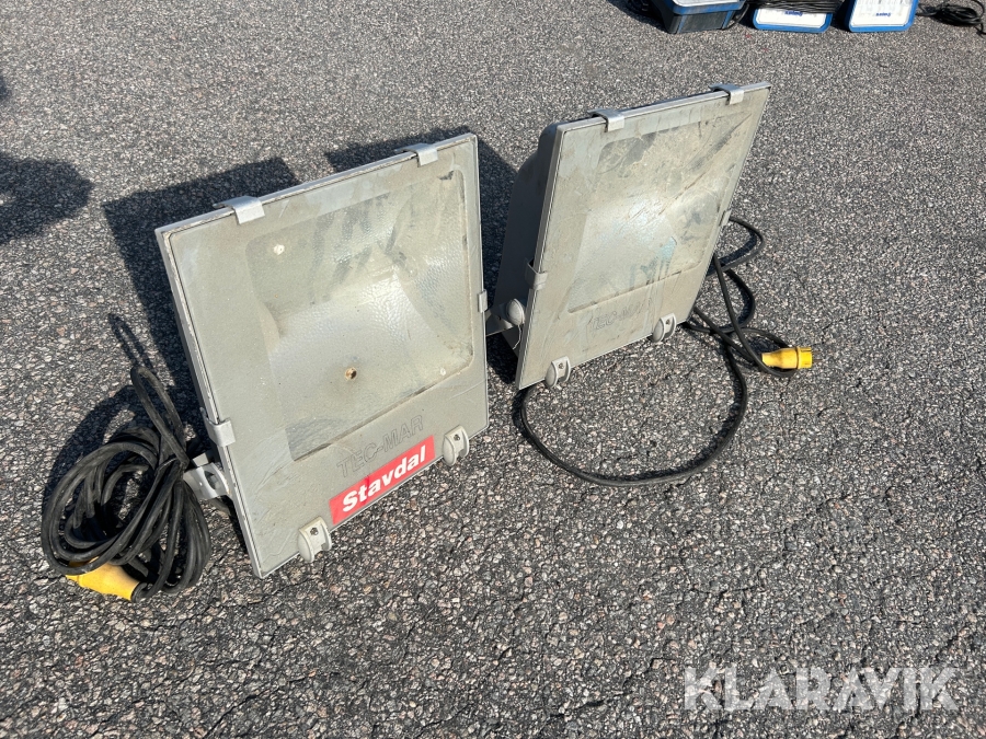 Bygglampor 2 st Tec-Mar