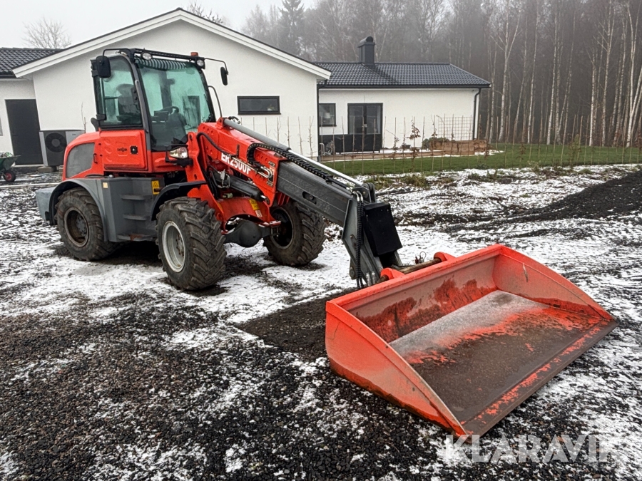 Hjullastare Everun ER2500F Teleskopisk - Med två redskap