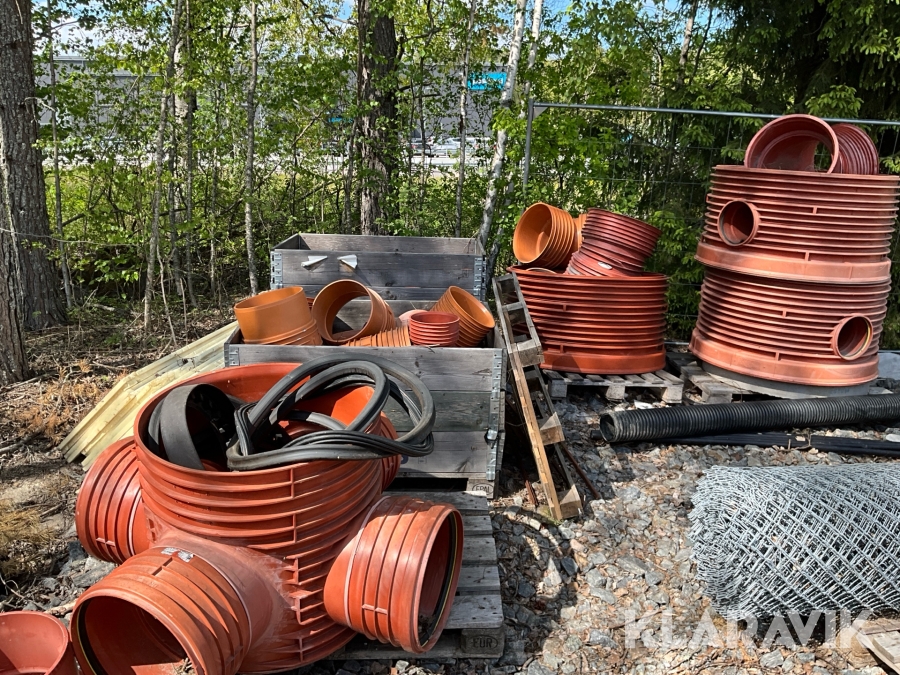 Blandade rördelar kopplingar och anslutningar