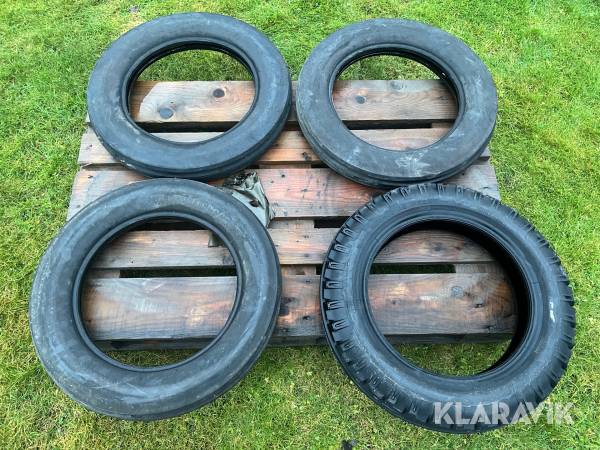 Framdäck Trellborg & Continental 4st. 4.00 x 15