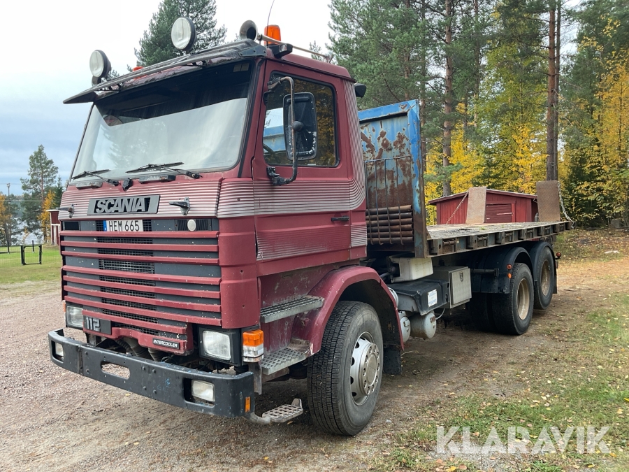 Lastväxlare Scania 112 Intercooler med Schaktflak 13,5m3 och Maskinflak