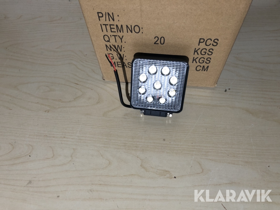 Ledbelysning Epistar 27W 20 stycken