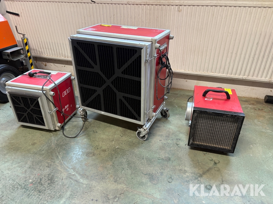 Luftrenare Pullman Ermator A2000/A1000/A600 3 st