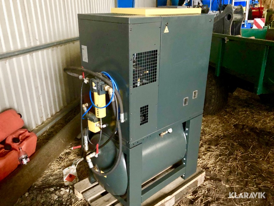 Skruvkompressor Kaeser Aircenter SM 12 med tryckkärl 270 liter
