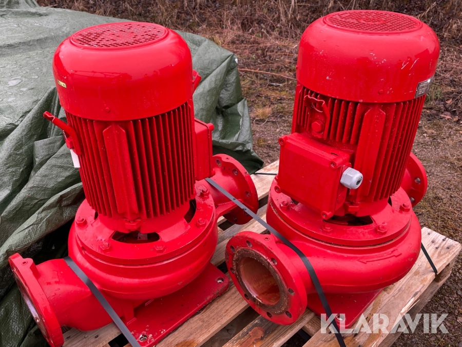 Elmotor med pumphus Oy Kolmeks AB AL-1129/4   2 stycken