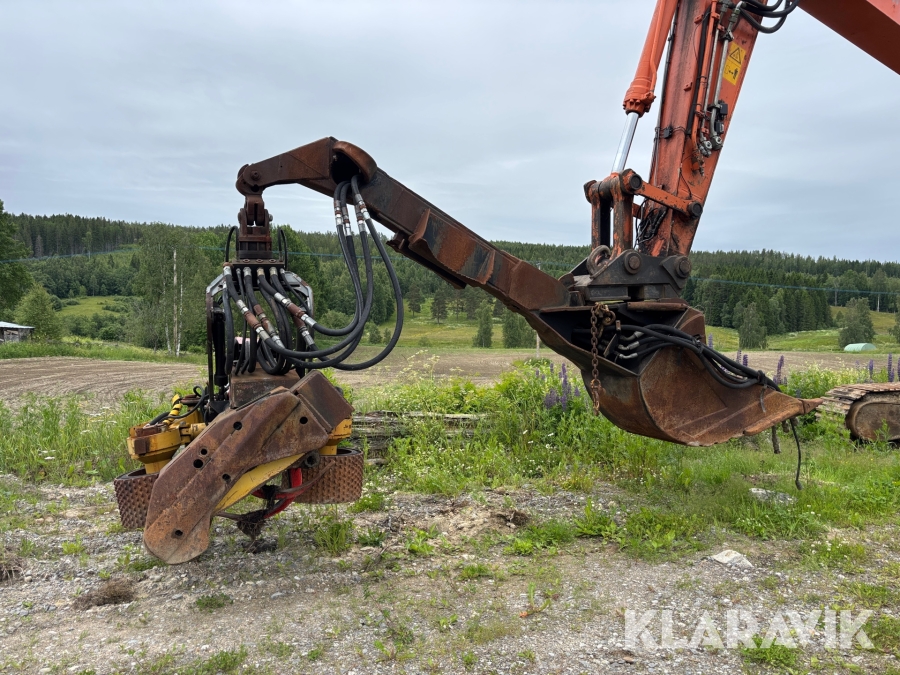 Skördaragregat Woodking 650 med skopa & arm, B27