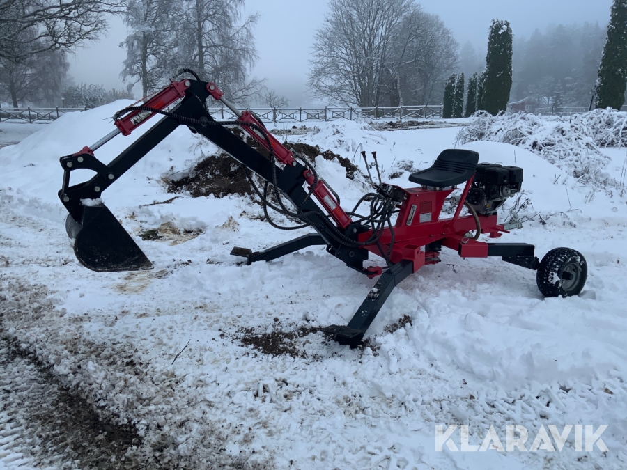 Minigrävare P.Lindberg med drag