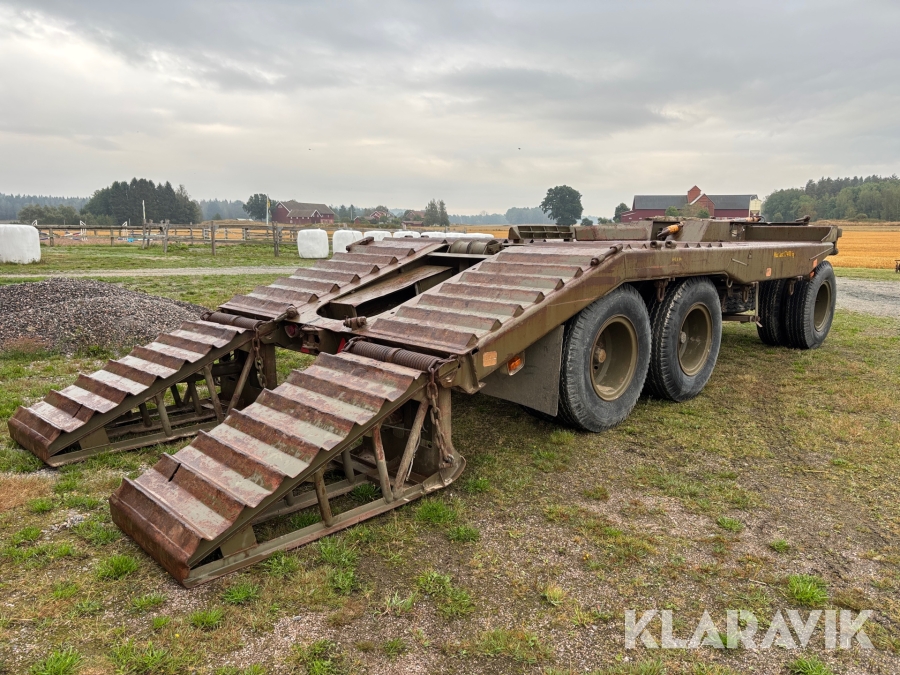 Maskintrailer Forss bromsad