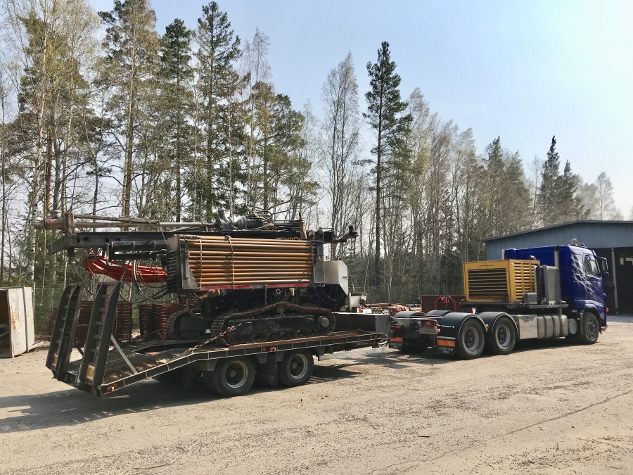 Komplett brunnsborrningsekipage