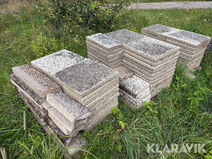 Sjöstensplattor 3st pall