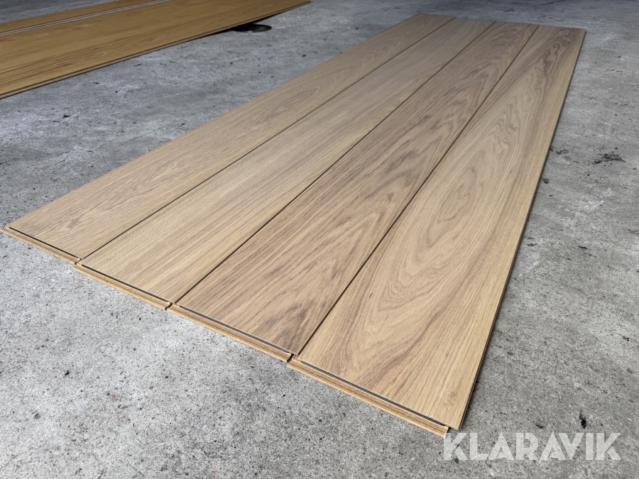 Klickgolv 5G, XL, 1-stav, Woodura Välinge Härdad ek Earth Grey, hårdvaxolja 190kvm