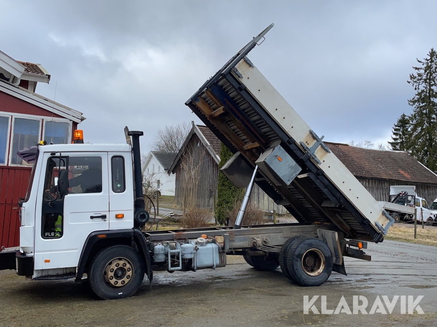 Lastbil Flak Volvo FL611 Tipp Skattebefriad
