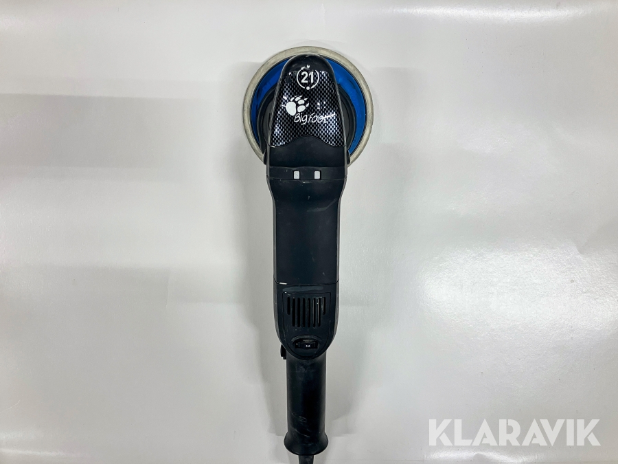 Oscillerande handhållen polermaskin