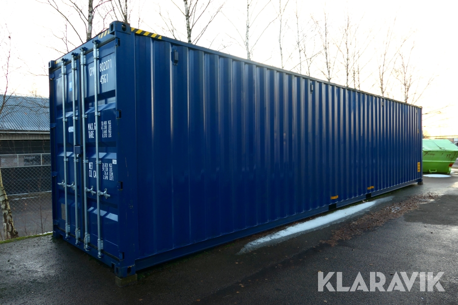 High Cube sjöcontainer 40 fot  / 12m container extra hög Container Providers Int ApS