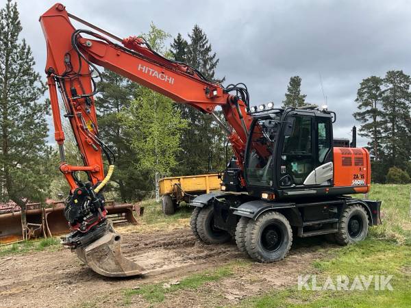 Grävmaskin Hitachi ZX140W-6 med redskap