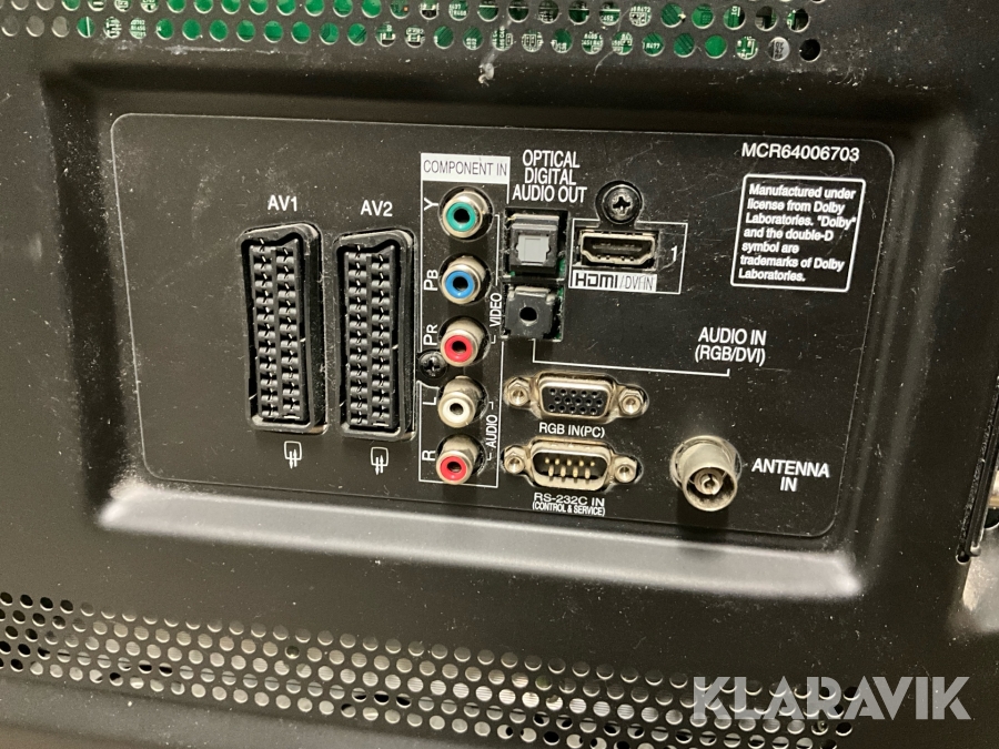 TV LG 50PV350N plasma-tv, 50” widescreen, inklusive väggfäste