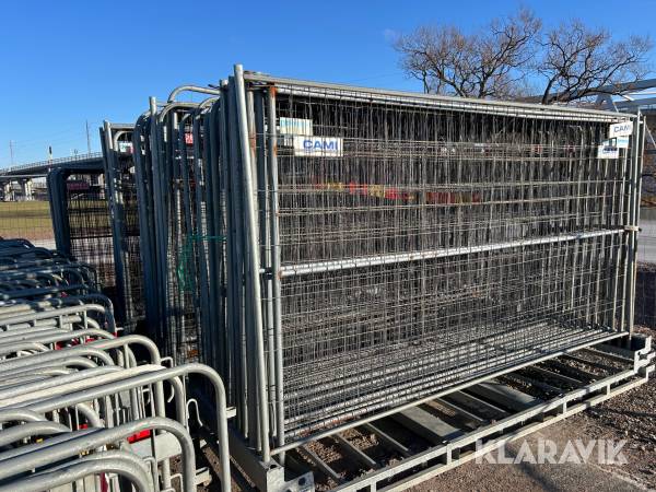 Byggstaket ca 160 st med fötter