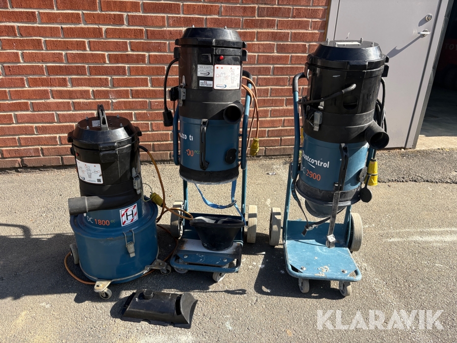 Stoftavskiljare Dustcontrol DC 2900 / DC 1800 3 st