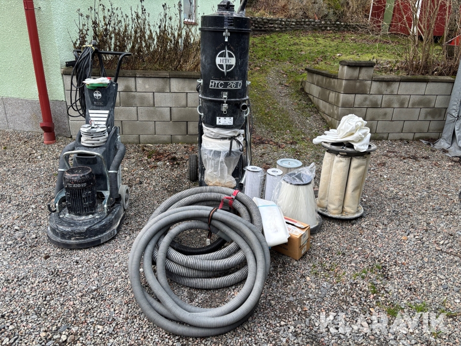 Komplett sliputrustning HTC 420 VS HtC 26D med tillbehör