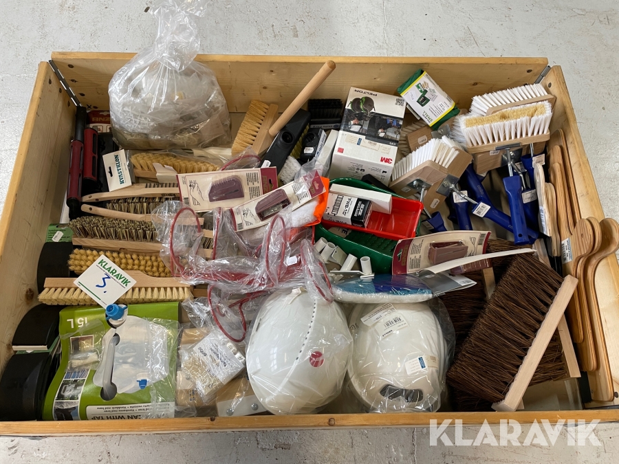 Måleriutrustning stort parti