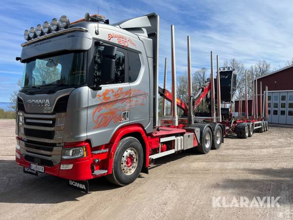 Timmerbilsekipage Scania R650 6x4