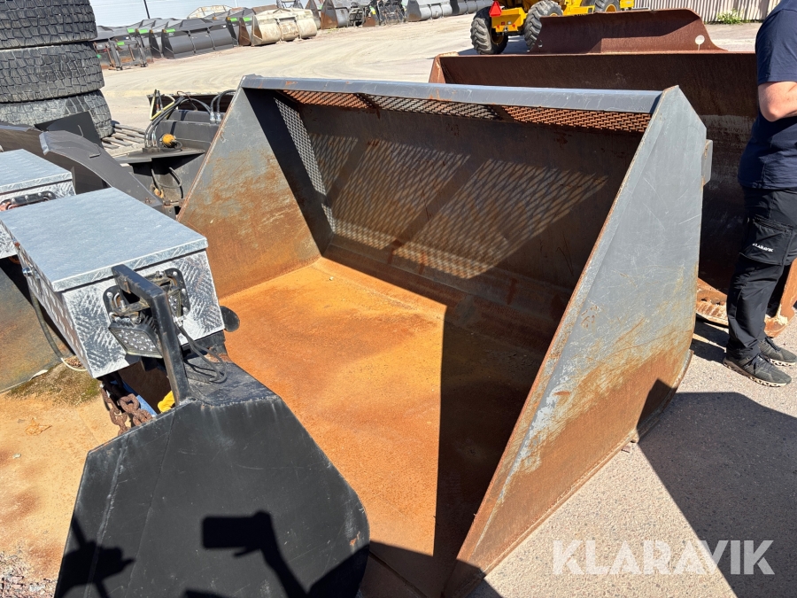 Lättmaterialskopa Mekosvets 4m3