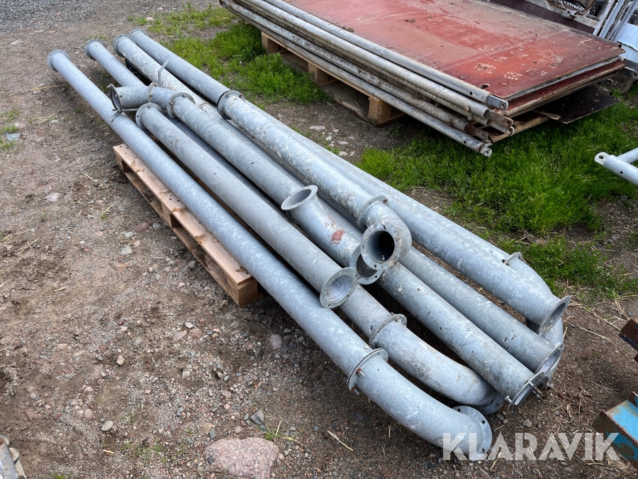 Rör till att blåsa foder