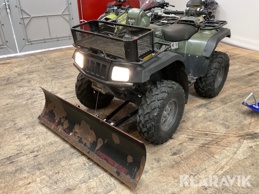 ATV ArcticCat 650 med utrustning
