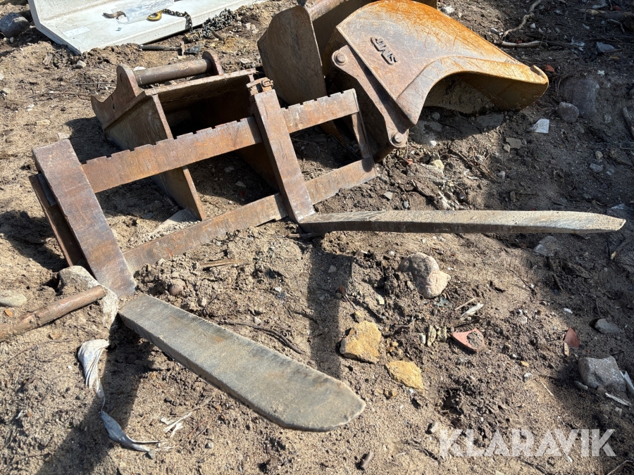 Pallgafflar till grävmaskin