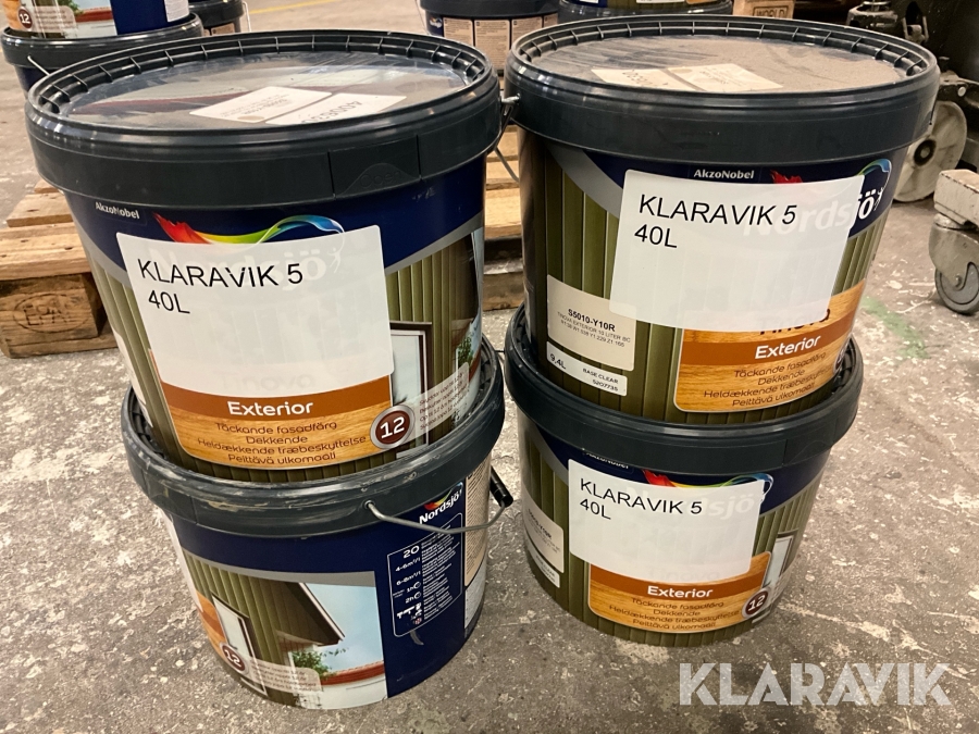 Fasadfärg Nordsjö Tinova Exterior 40 L, S 5010-Y10R