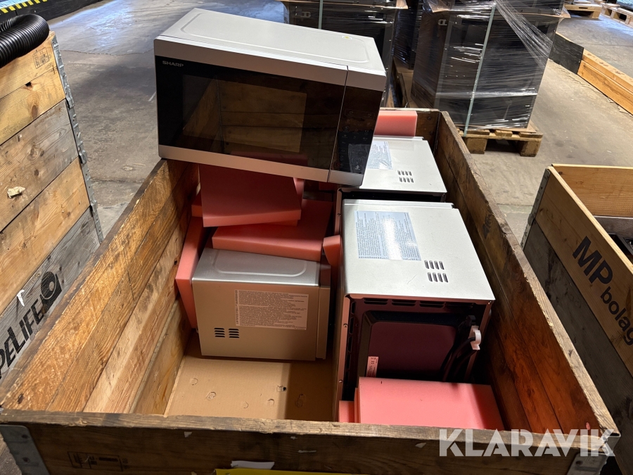 Microvågsugnar Sharp YC-MG81E-S 4 st