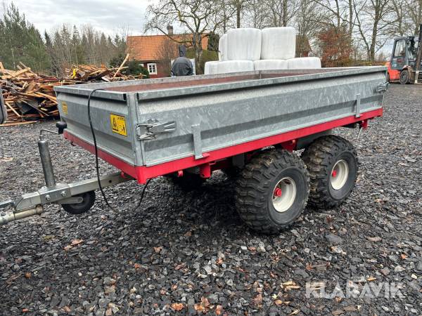 ATV Vagn K-vagnen K-offroad med elektrisk 3-vägstipp