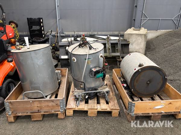 Fjärrvärmecentraler Cetetherm 18kW 3st