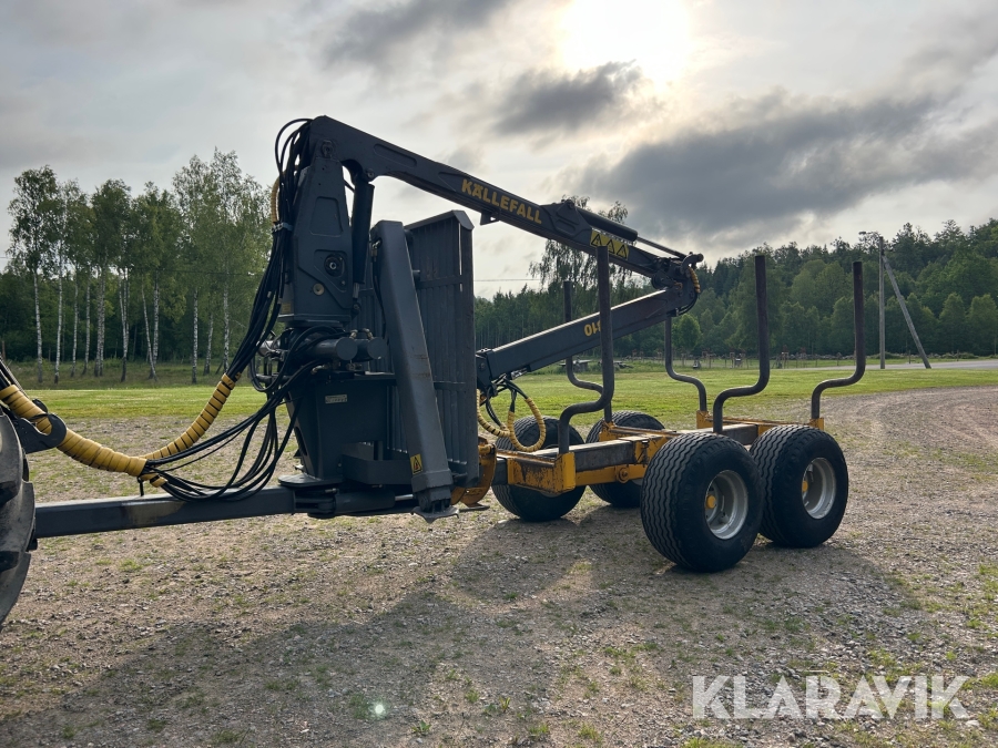 Huggarvagn Moheda KF 90 med ramstyrning