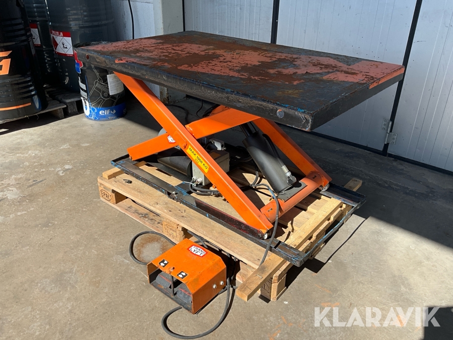 Saxlyft för motorcykel Trans Lyft 1000kg