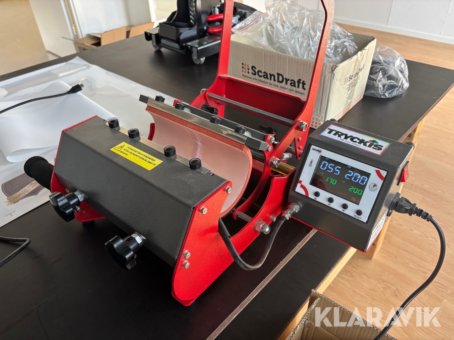 Värmepress Secabo TM2 för muggar och glas