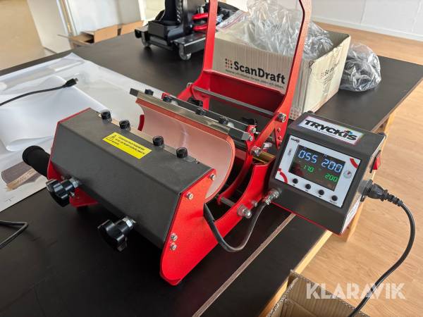 Värmepress Secabo TM2 för muggar och glas