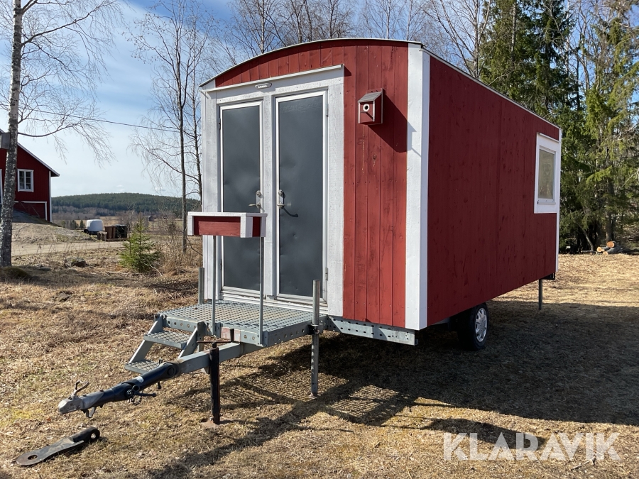 Attefallshus på hjul Norrlandsvagnar 12,5m2