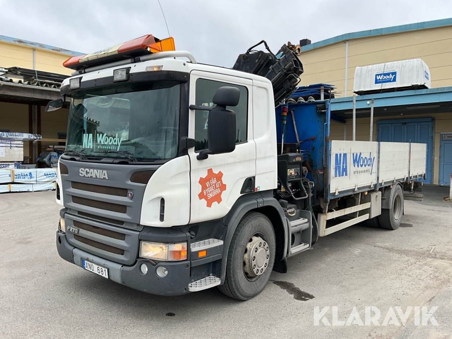 Kranbil Scania P270 4x2 Hiab 122E-3 hi-pro