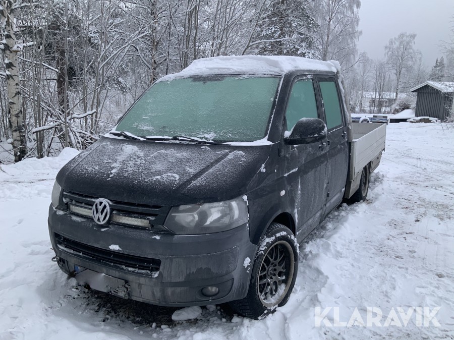 Pickup med nersänkt flak VW Transporter