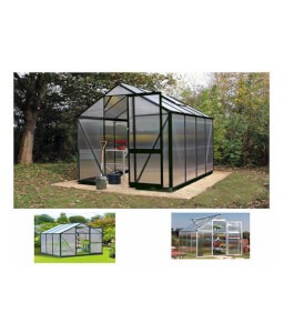 Växthus Aluminium 12kvm