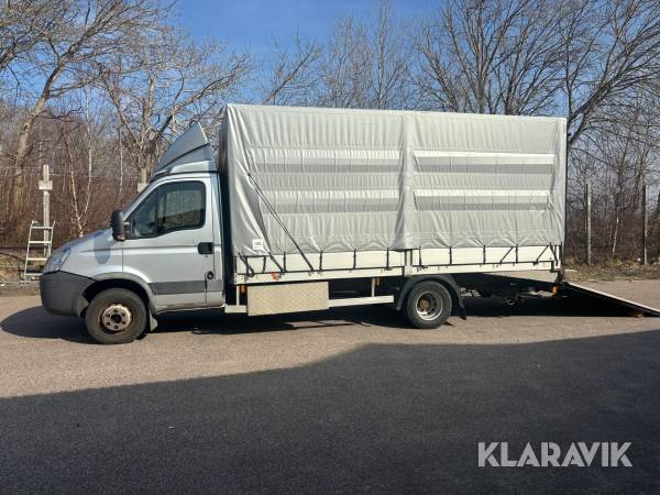 Flakbil Iveco 65C18 4x2 med kapell