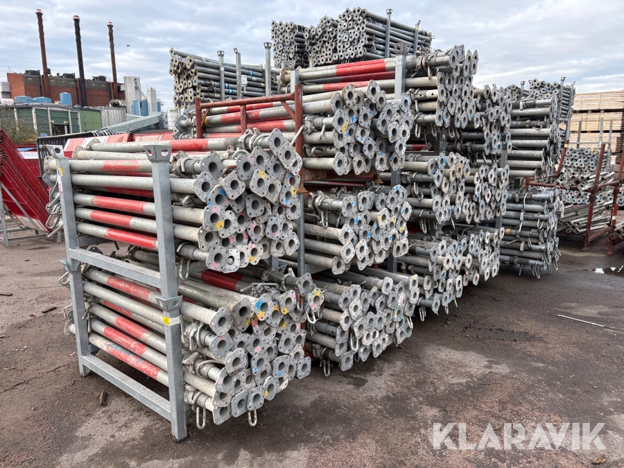 Stämp och balk med tillbehör