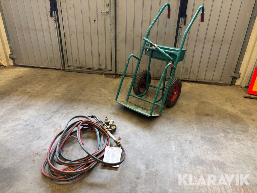 Tillbehör till svets gaskärra och X 21 skärinsats, slang