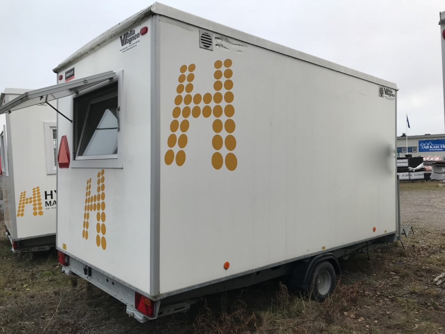 Rastvagn för 4 personer med toalett