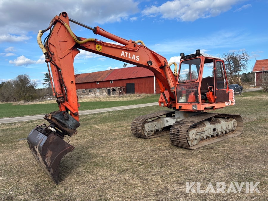 Grävmaskin Atlas 1302D med redskap