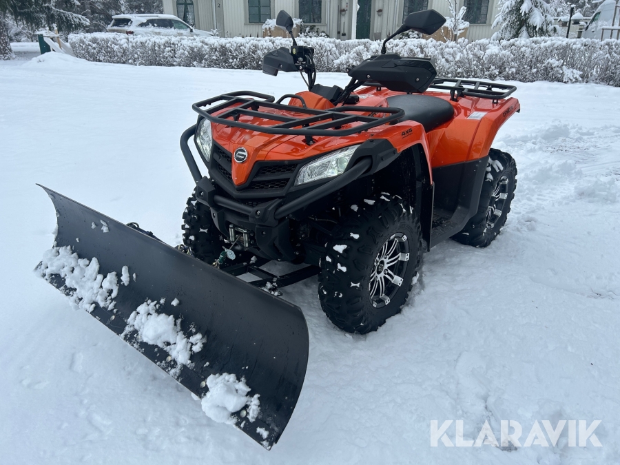 Fyrhjuling med Plogblad CFMoto Cforce 450s