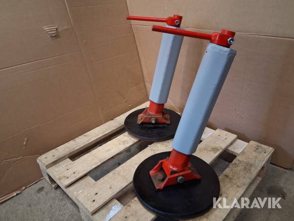 Stödfötter för plog